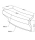 Ko13_Półka  280 x 90 x 120  R-402