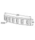OrM05_Listwa zdobiona  250 x 40  R-330
