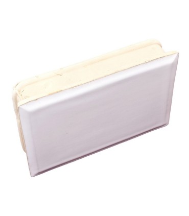 Środkowy gładki biały