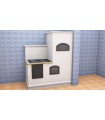 KW-3 Kuchnia kaflowa z piecem chlebowym