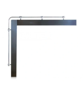 Rama stalowa 110 x 100 aluminiowy reling