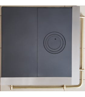 Rama kuchenna H2661 L 630x630 z płytami żeliwnymi