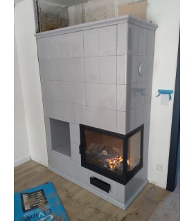 Realizacja pieca kaflowego w miejscowości Góra