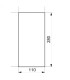 Fm04 Kafel połówka   280 x 110