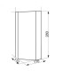 Fm07 Kafel narożny ostry wewnętrzny 280 x 110 x 110