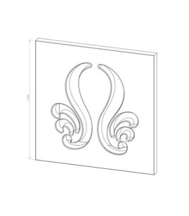 Kp17 Kafel środkowy z wywietrznikiem