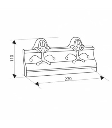 Kz11 Element modułowy wypełniający "NENUFARY"  220 x 110